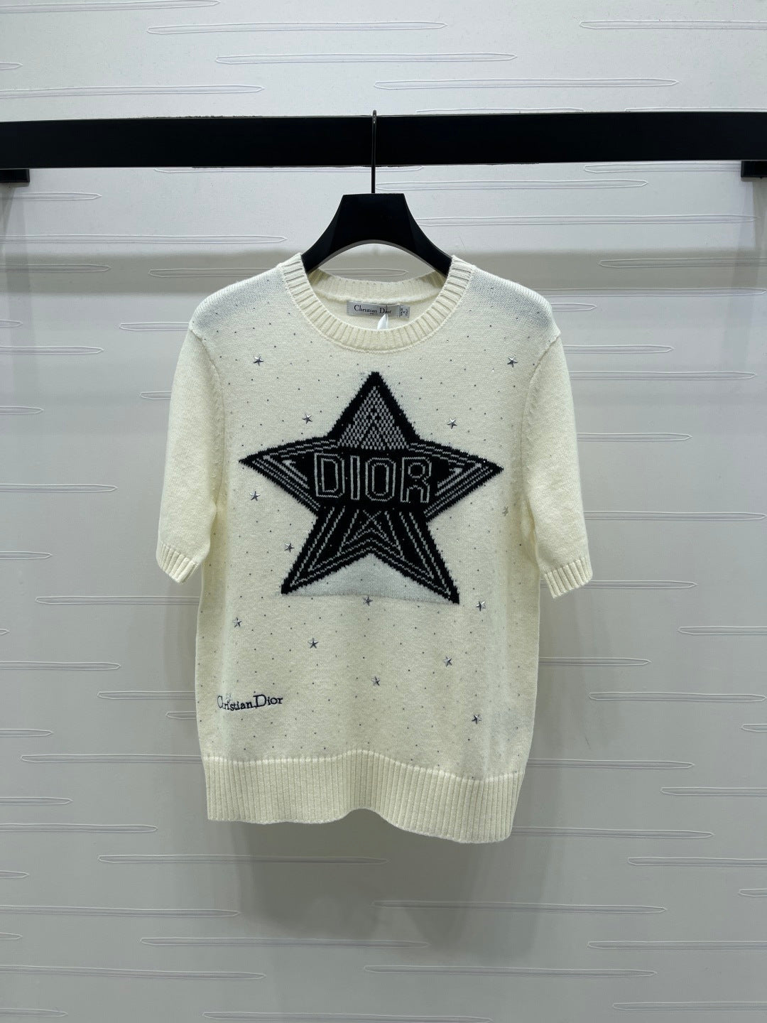 Dior 2026 Logo Star Short-Sleeve Shirt Wool