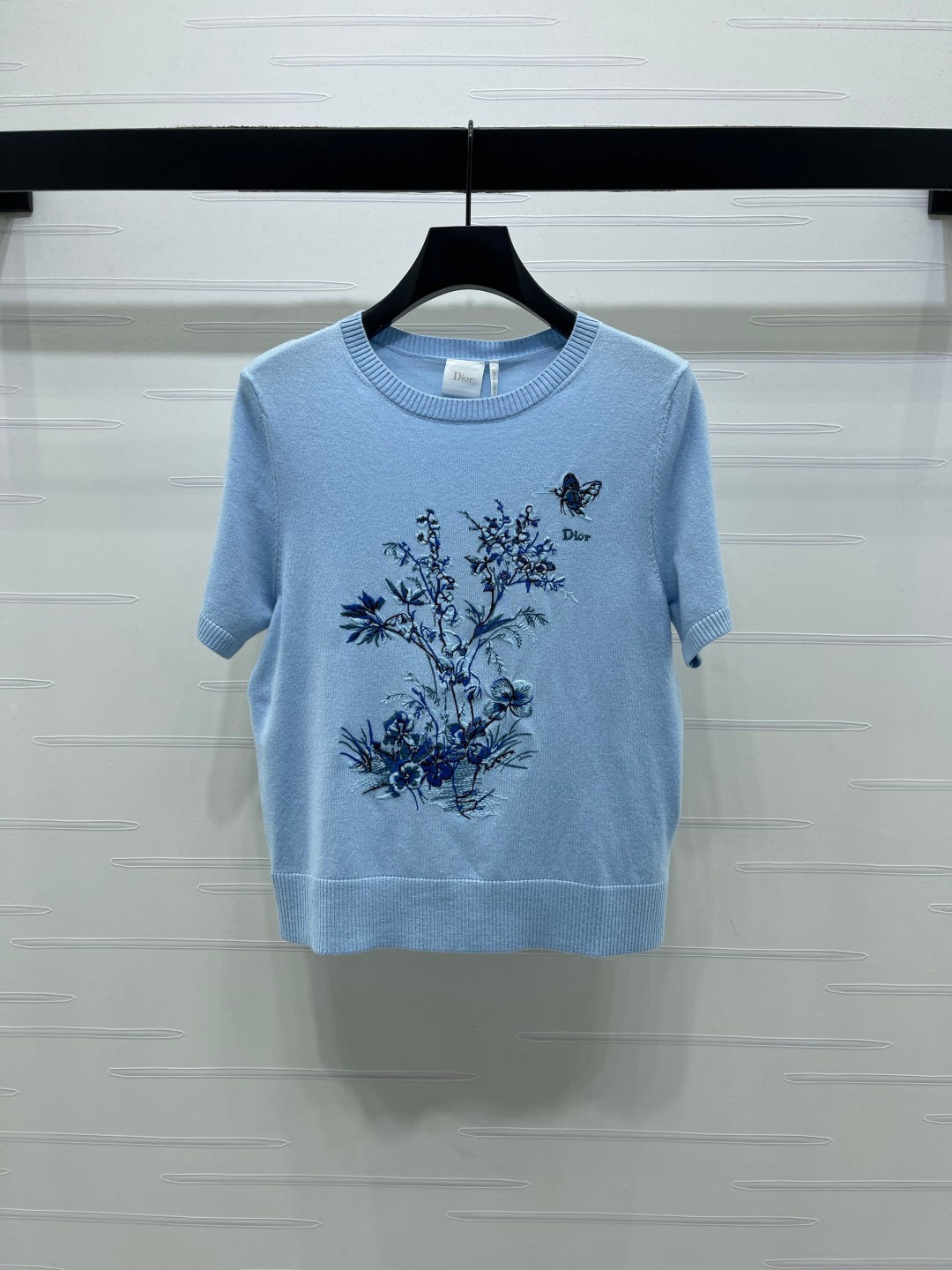 Dior 2026 Butterfly Flower T-shirt Wool 352401
