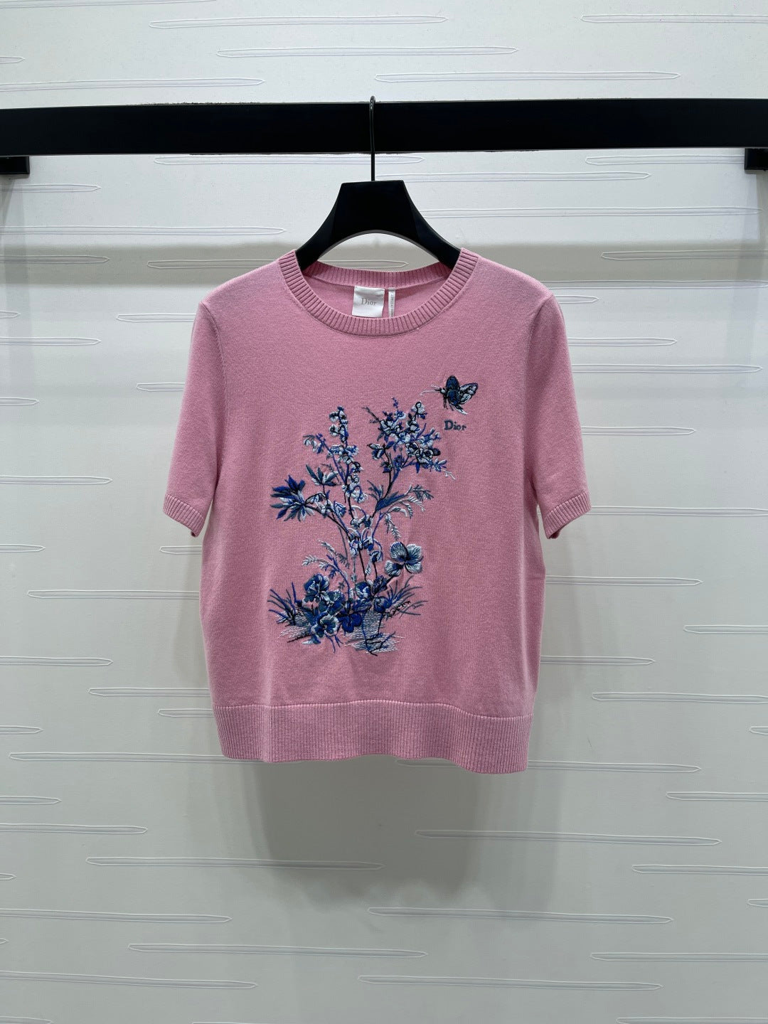 Dior 2026 Butterfly Flower T-shirt Wool 352401