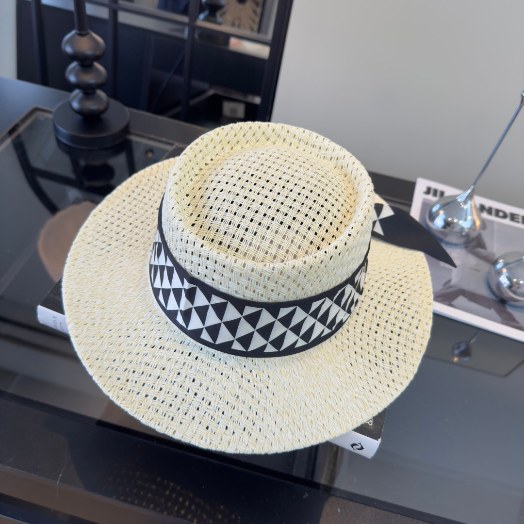 Prada Straw Brim Hat 229334