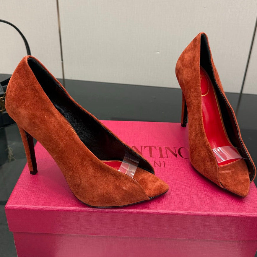 VT 26s High Heel Sandals 110 Suede Leather 725470