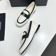 Chanel 2026 Slip-on Loafers Tweed Leather 944486