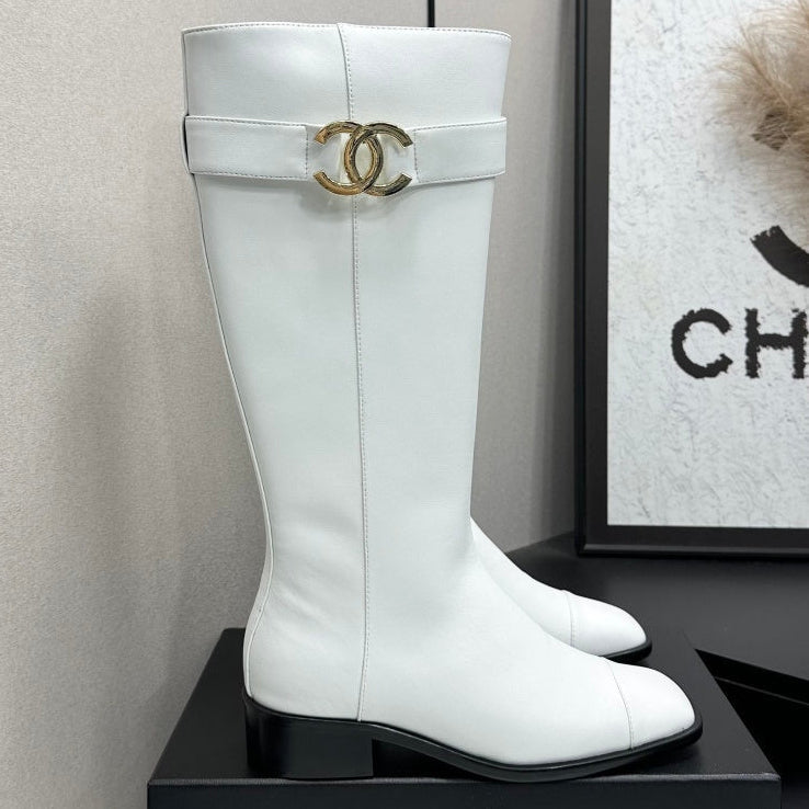 Chanel 2026 Metiers D'art Boots 45mm Suede Cowhide 986193