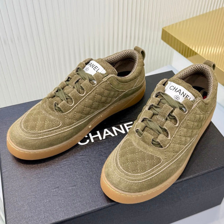 Chanel 2026 26A Quilted Sneakers Suede 986957
