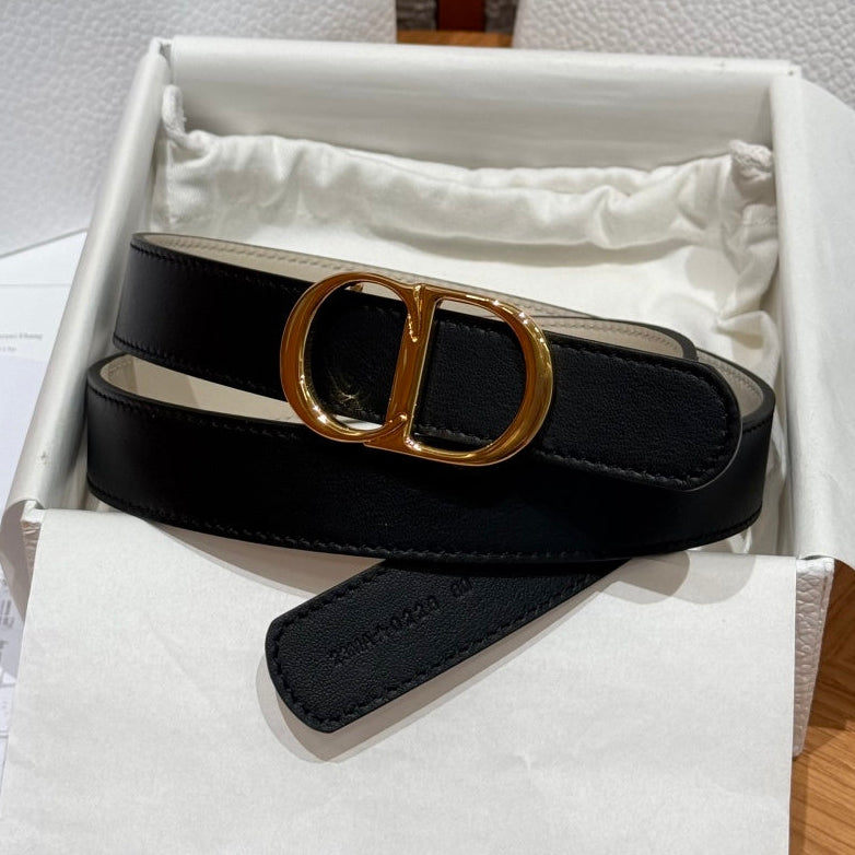 Dior 2026 30 Montaigne Reversible Belt 20mm Leather 215407
