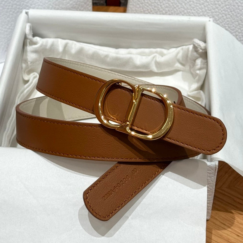 Dior 2026 30 Montaigne Reversible Belt 20mm Leather 215407