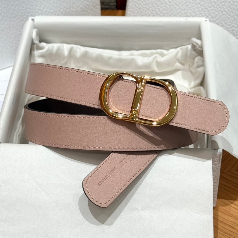 Dior 2026 30 Montaigne Reversible Belt 20mm Leather 215407