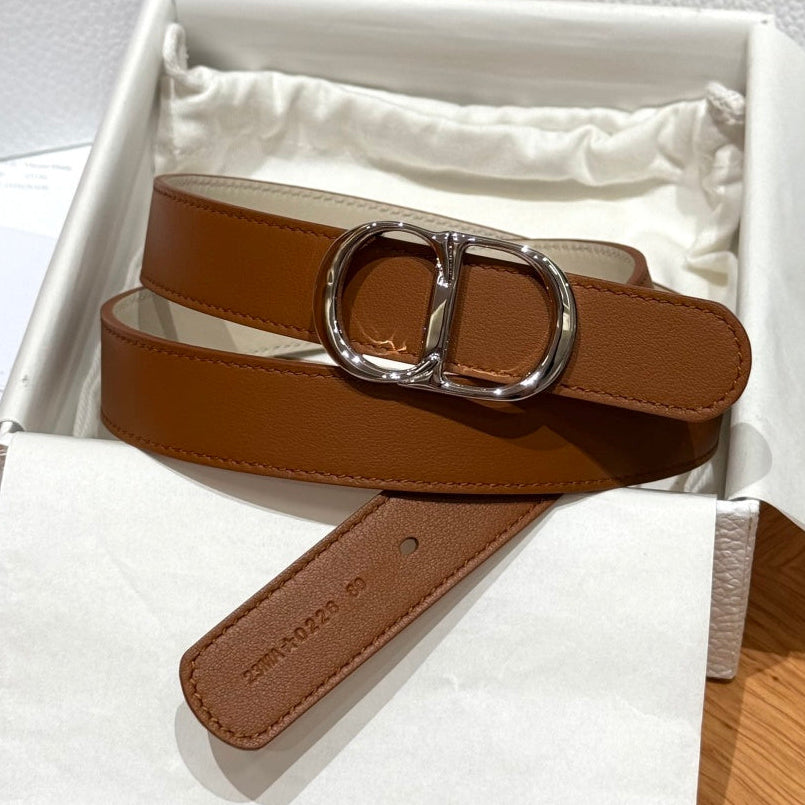 Dior 2026 30 Montaigne Reversible Belt 20mm Leather 215407
