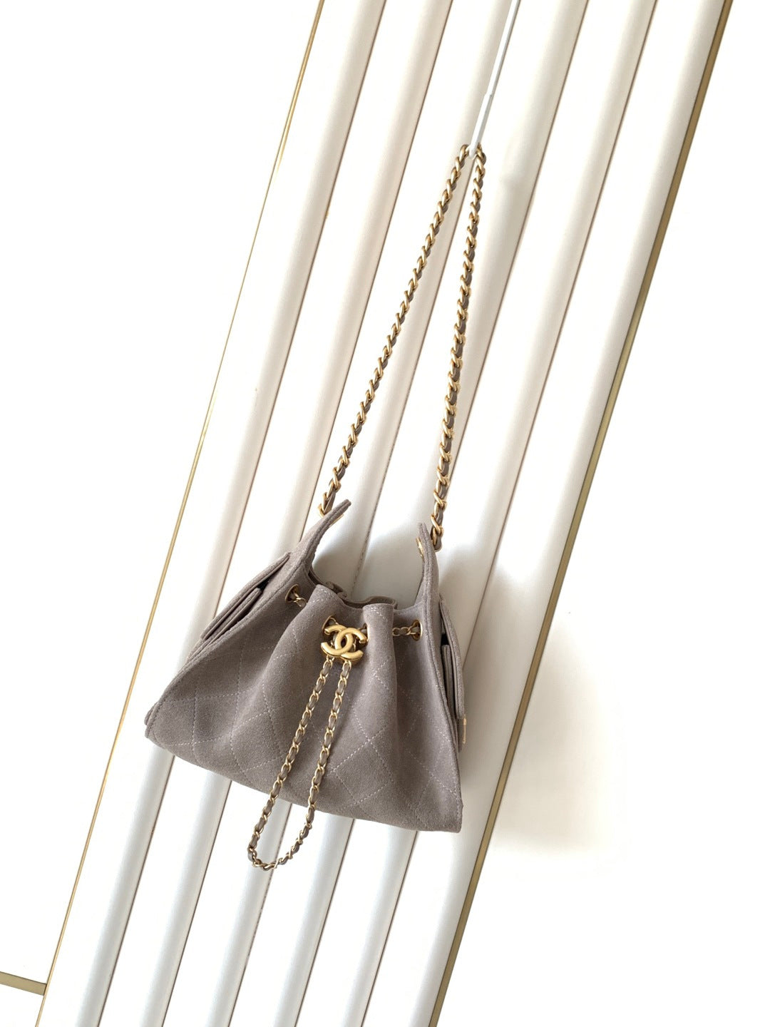 Chanel 2026 Hobo Bag 22cm And 30cm Suede Leather
