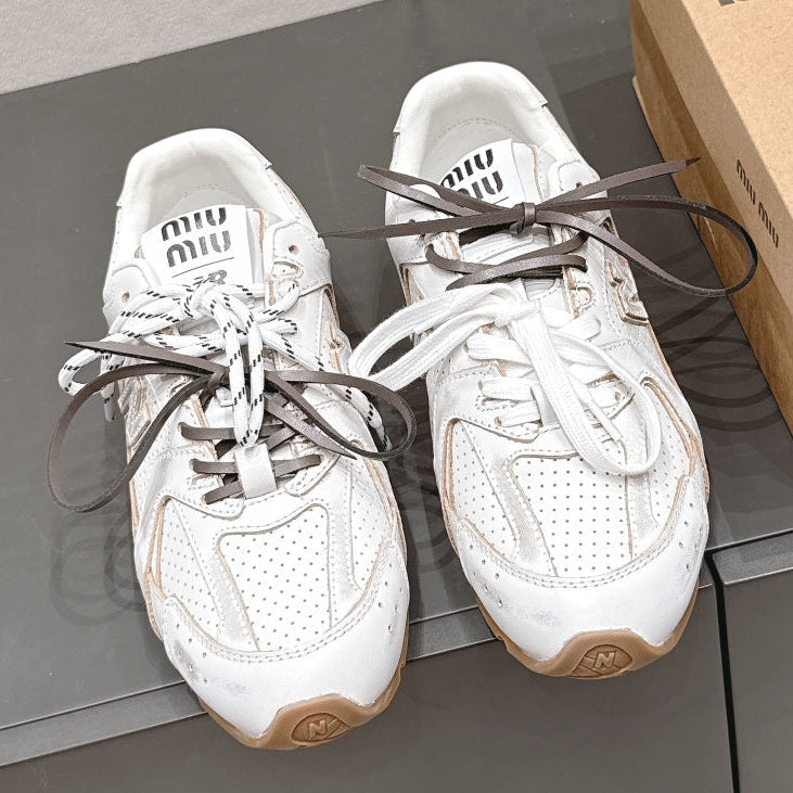 Miu Miu 2026 Balance 530 Sneakers Suede 990474