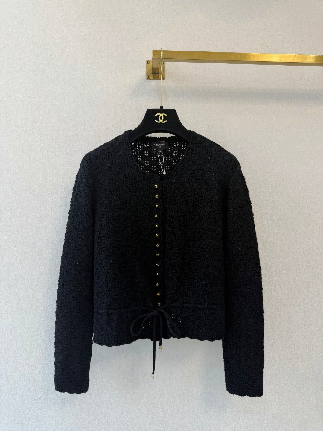 Chanel 2026 Crochet Knit Cardigan Wool 423074