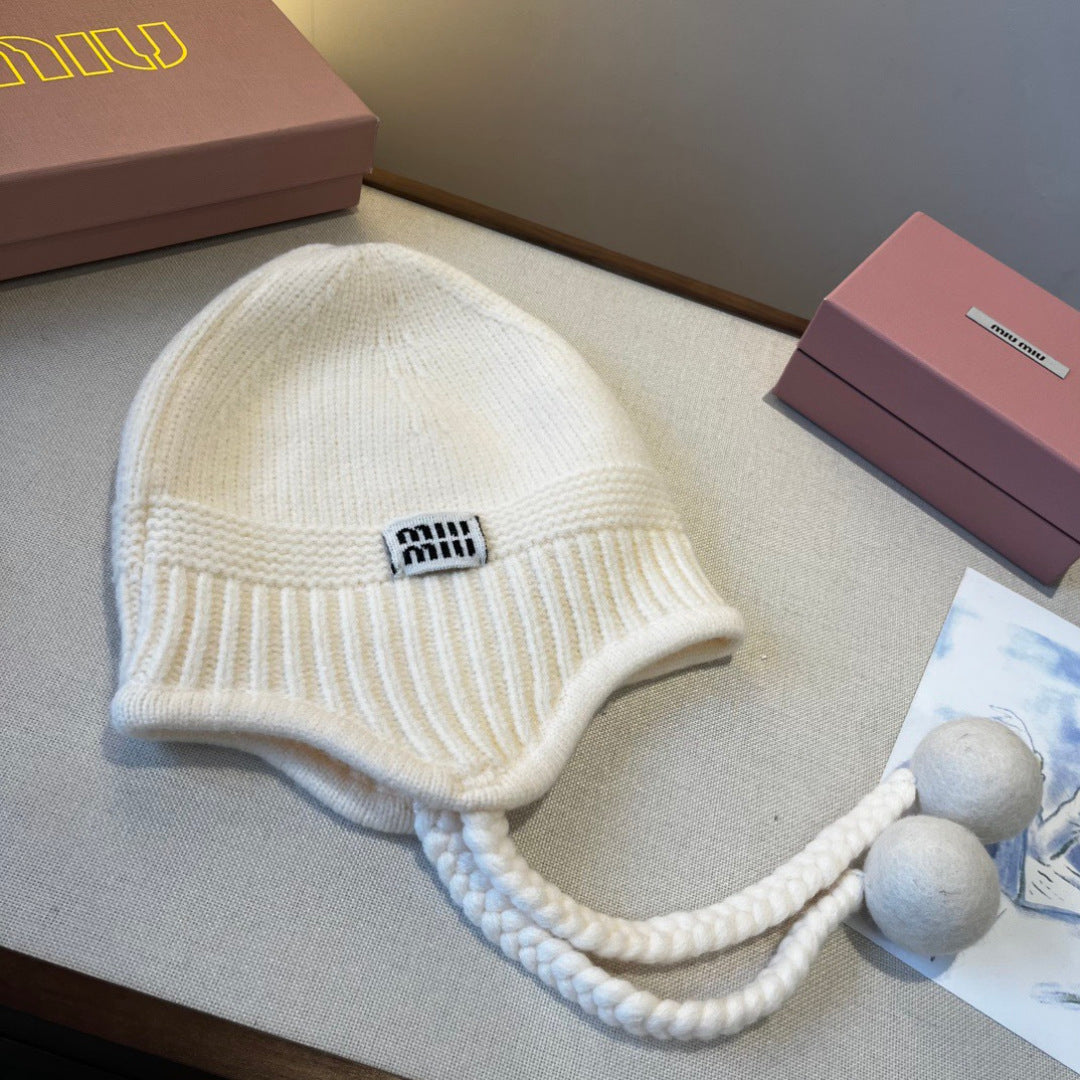 Miumiu Earflap Cap 437125
