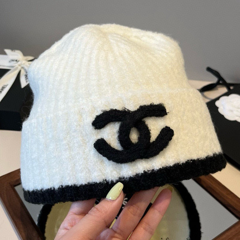 Chanel Knitted Beanie Hat 454026