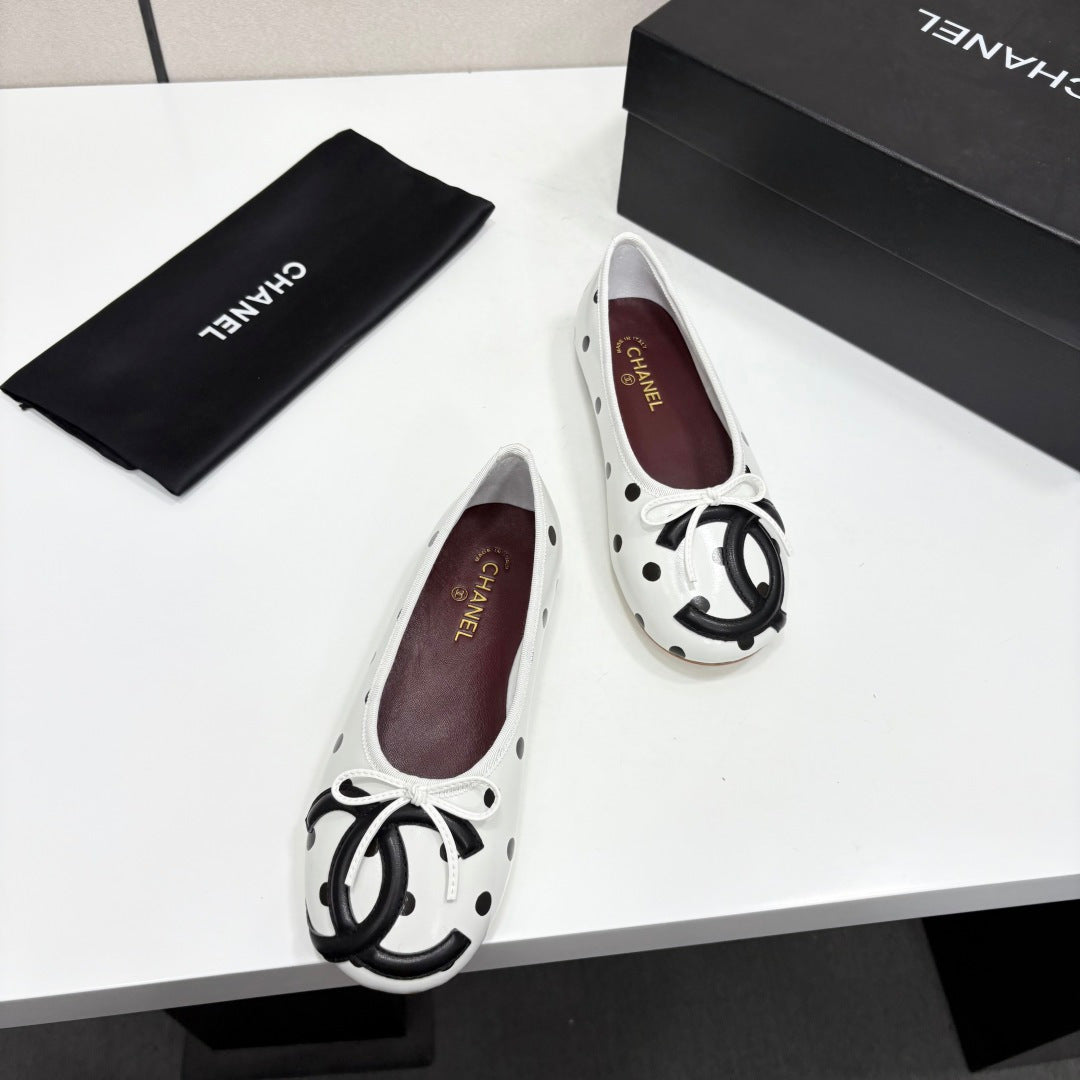 Chanel 2026 Crocodile-Embossed Ballet Flat Leather 193751
