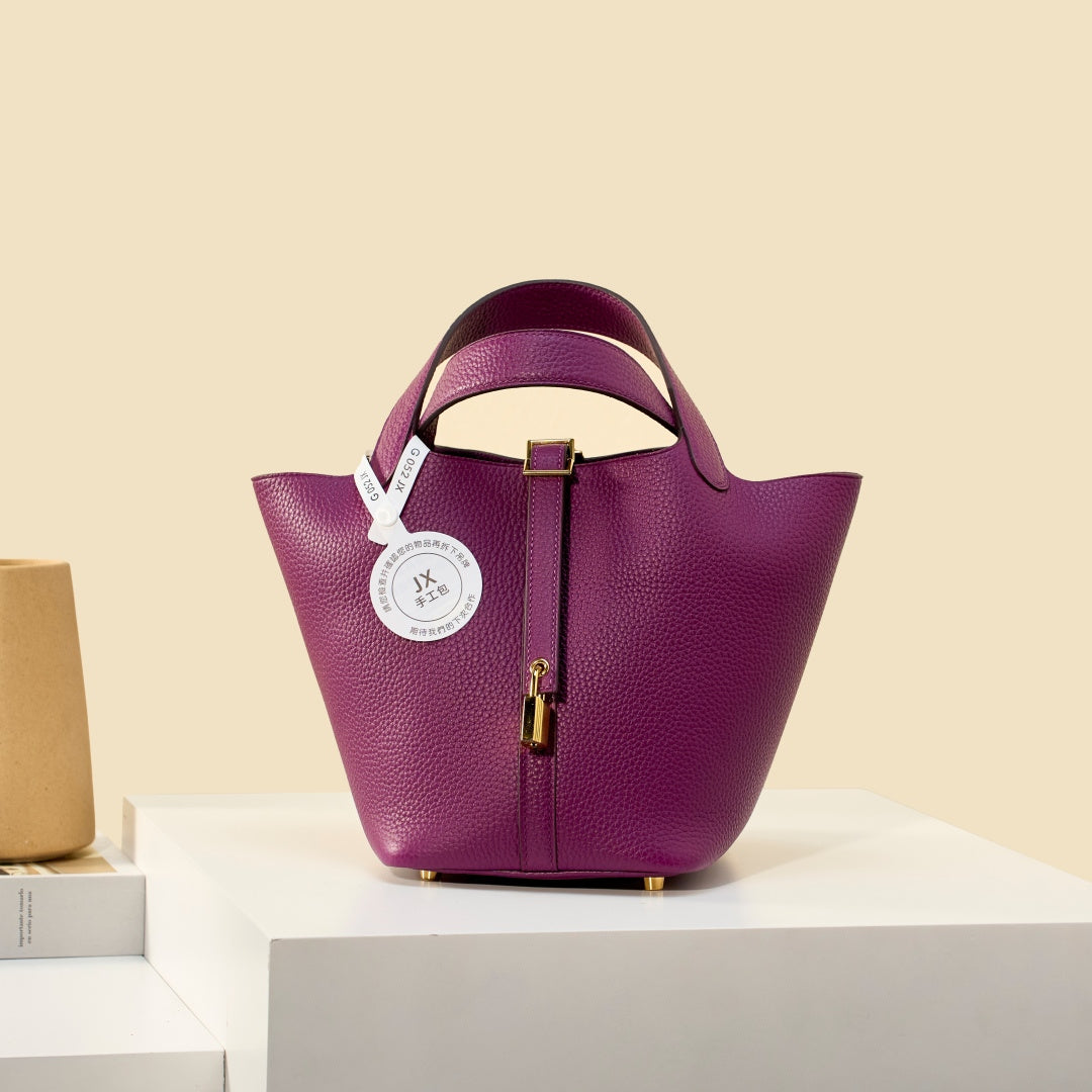 High-end Hermes 2026 Picotin Bag 18cm Taurillon Clemence Leather 2