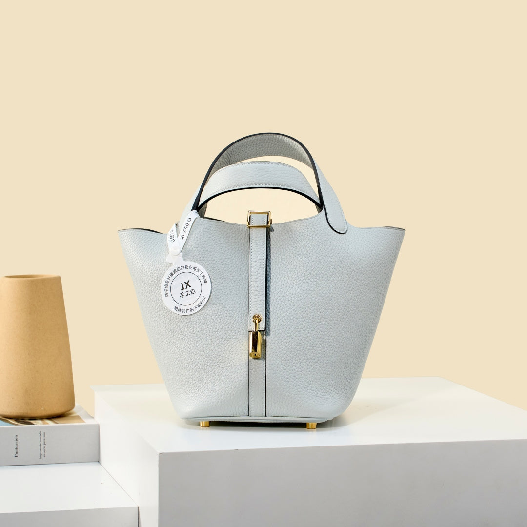 High-end Hermes 2026 Picotin Bag 18cm Taurillon Clemence Leather 2