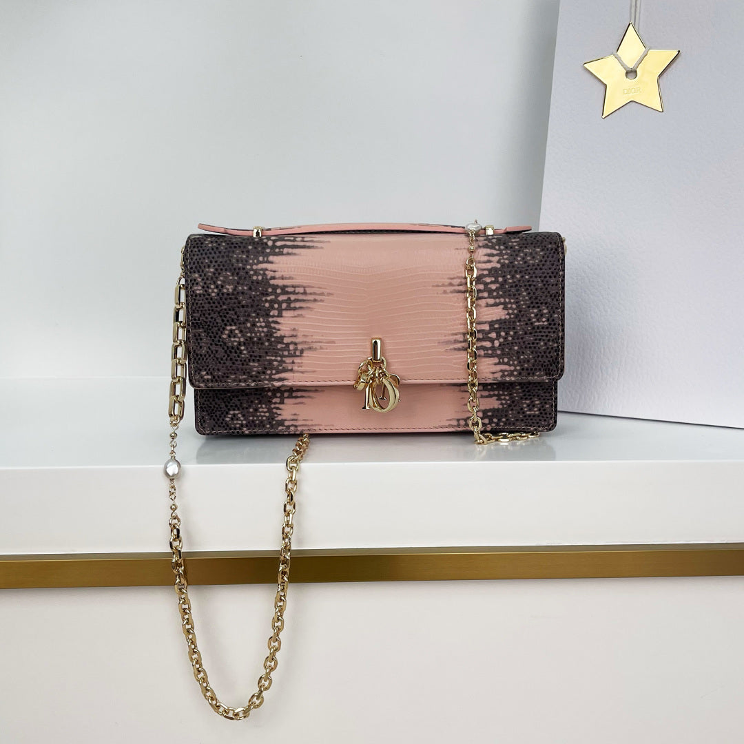 Dior 2026 Pearl Clutch Bag 21cm Leather