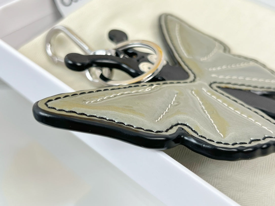 Loewe Butterfly Charm Leather