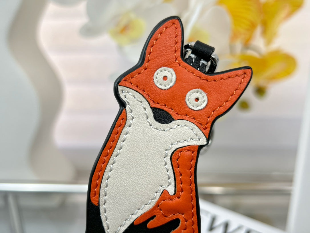 Loewe Fox Charm Leather