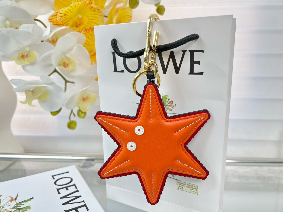 Loewe Star Charm Leather