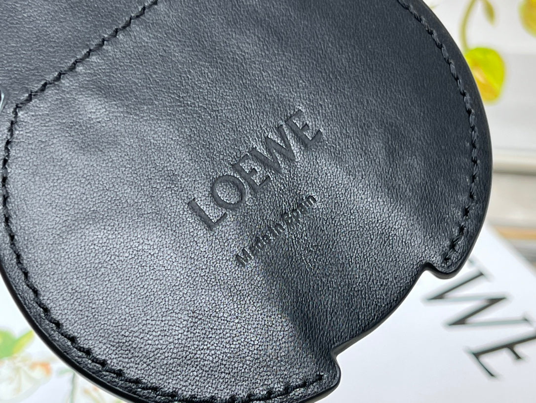 Loewe Yellow Black Beetle Charm Leather