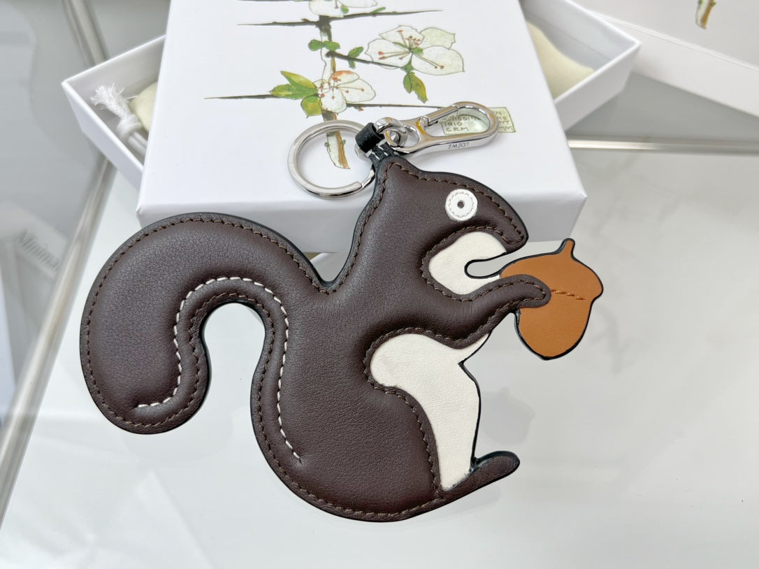 Loewe Squirrel Charm Leather