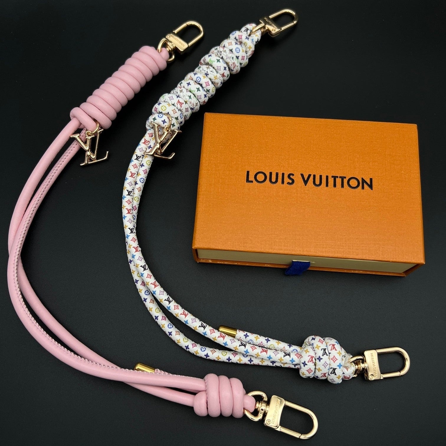 Louis Vuitton Knot LV x TM Bag Charm Leather