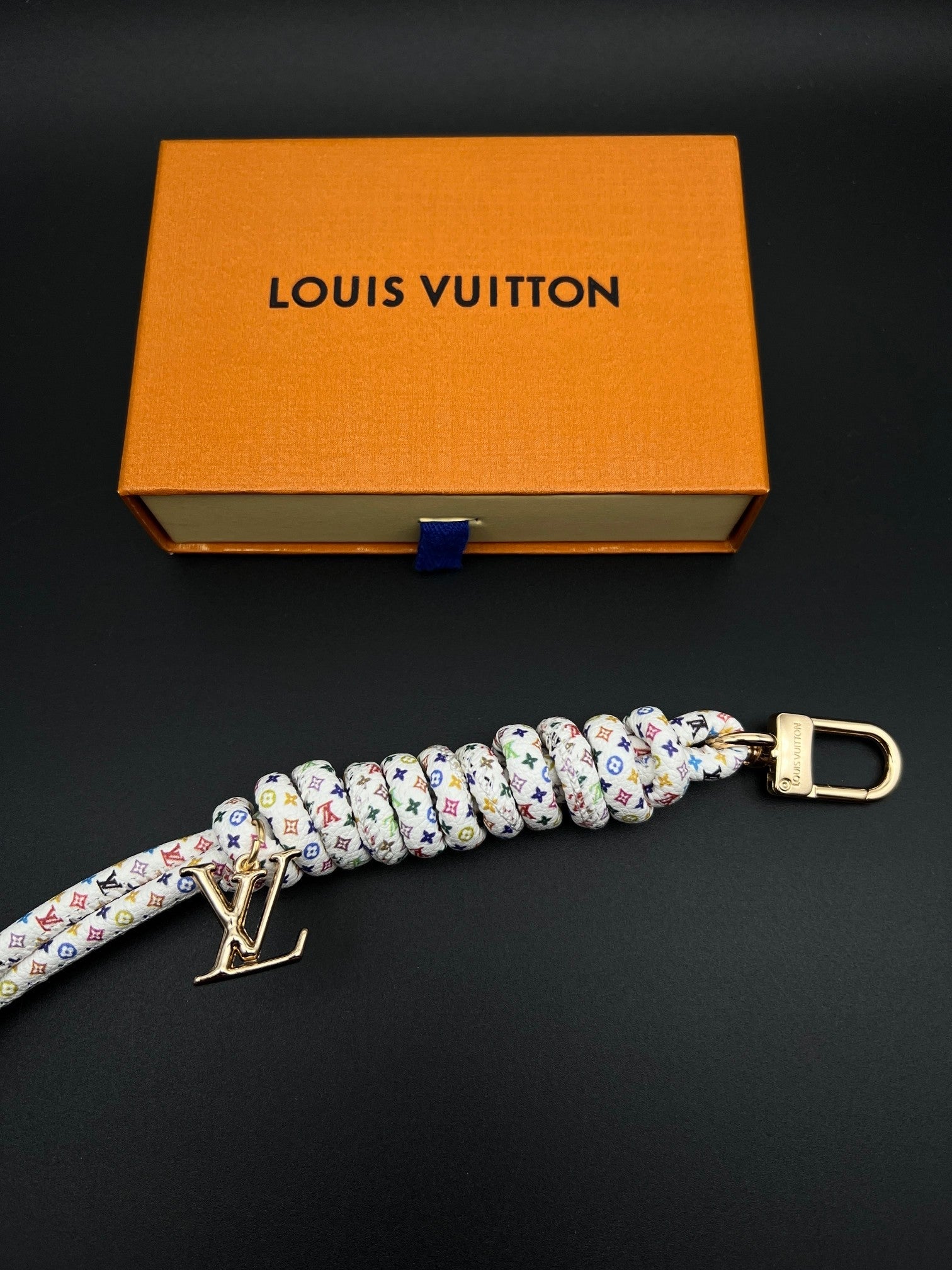 Louis Vuitton Knot LV x TM Bag Charm Leather