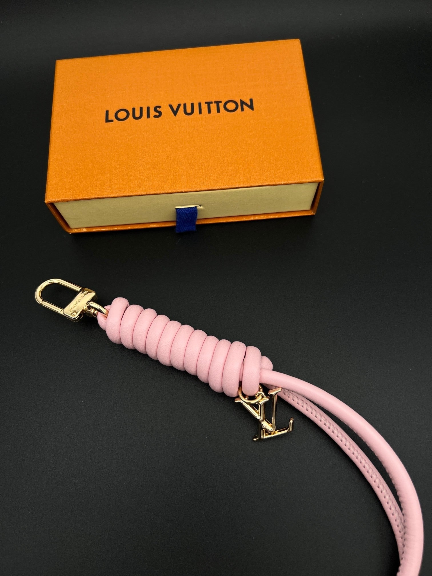 Louis Vuitton Knot LV x TM Bag Charm Leather