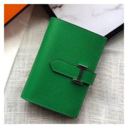 HM Bearn 10cm Mini Wallet In Bamboo Epsom Leather