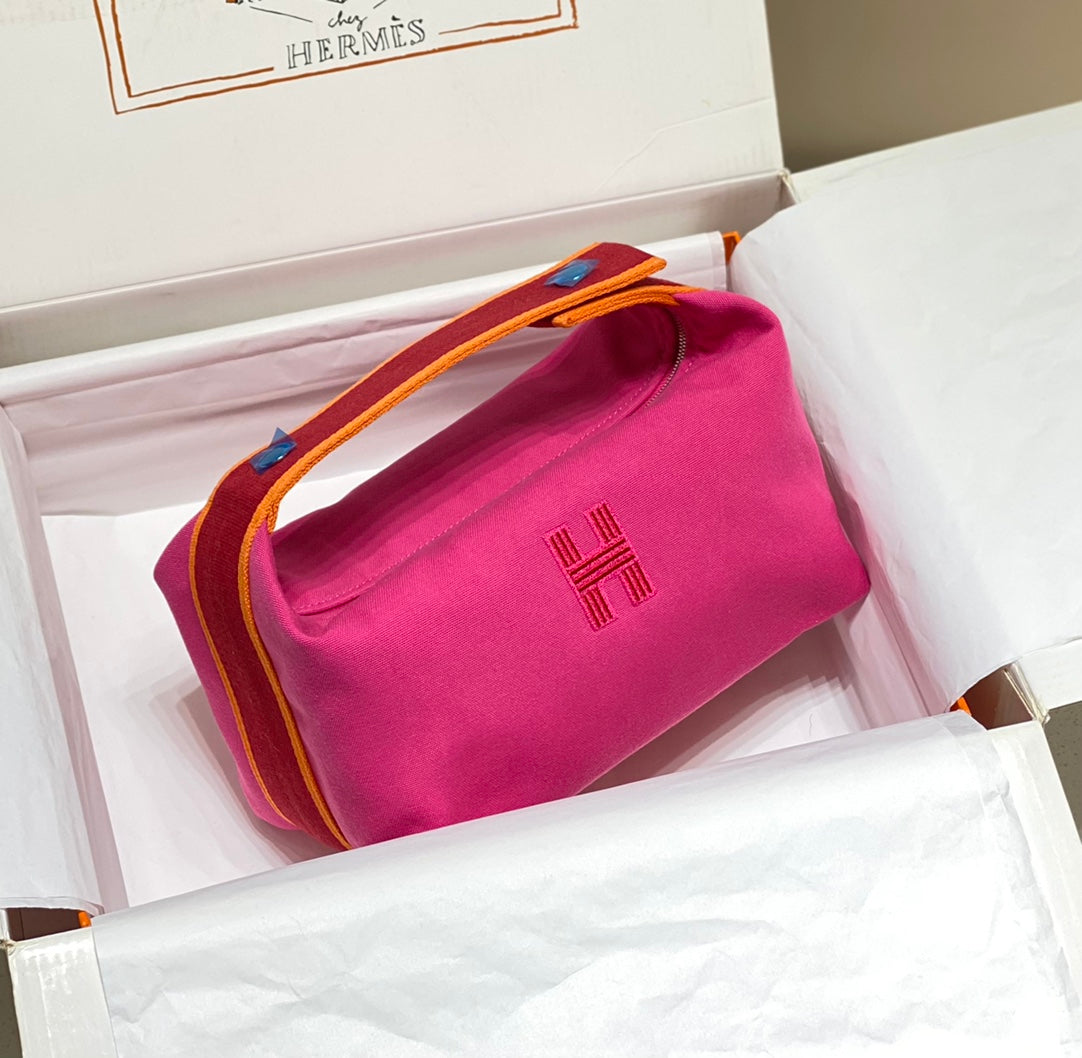 High-end Hermes 2026 Bride-a-Brac Case 25cm Canvas 2