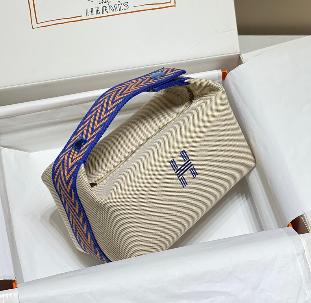 High-end Hermes 2026 Bride-a-Brac Case 25cm Canvas 2