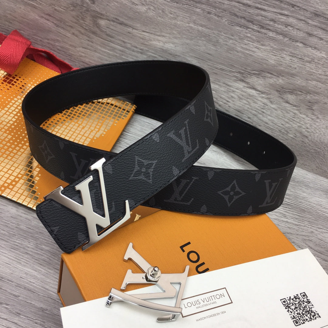 Louis Vuitton Belt Black Calfskin