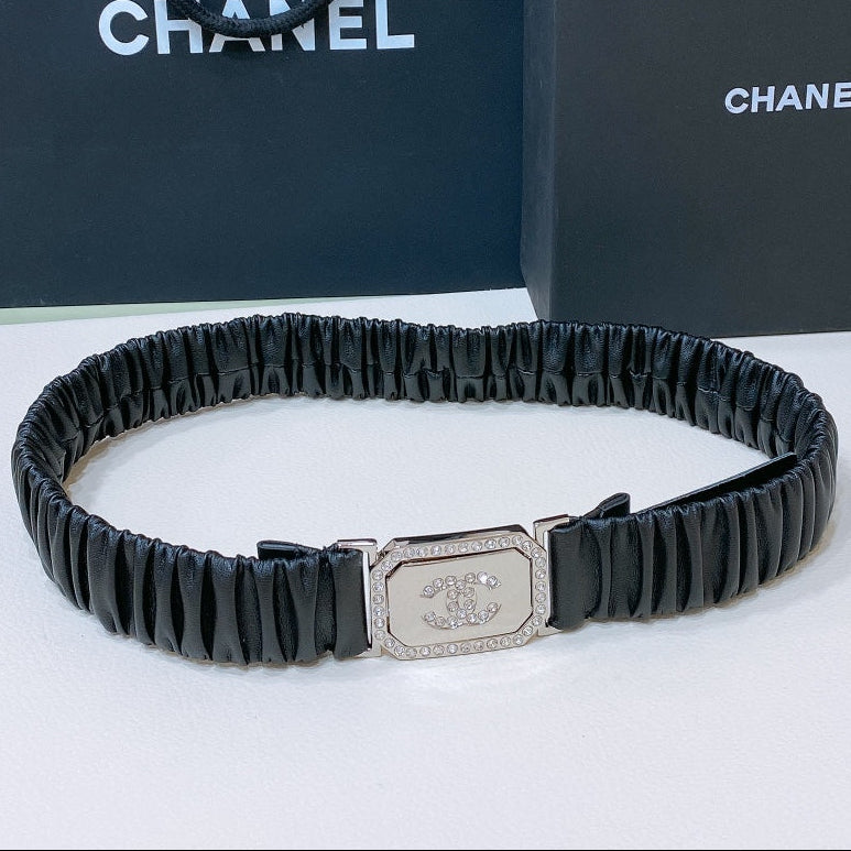 Chanel 2026 Stretchy Belt 30mm Calfskin 208807