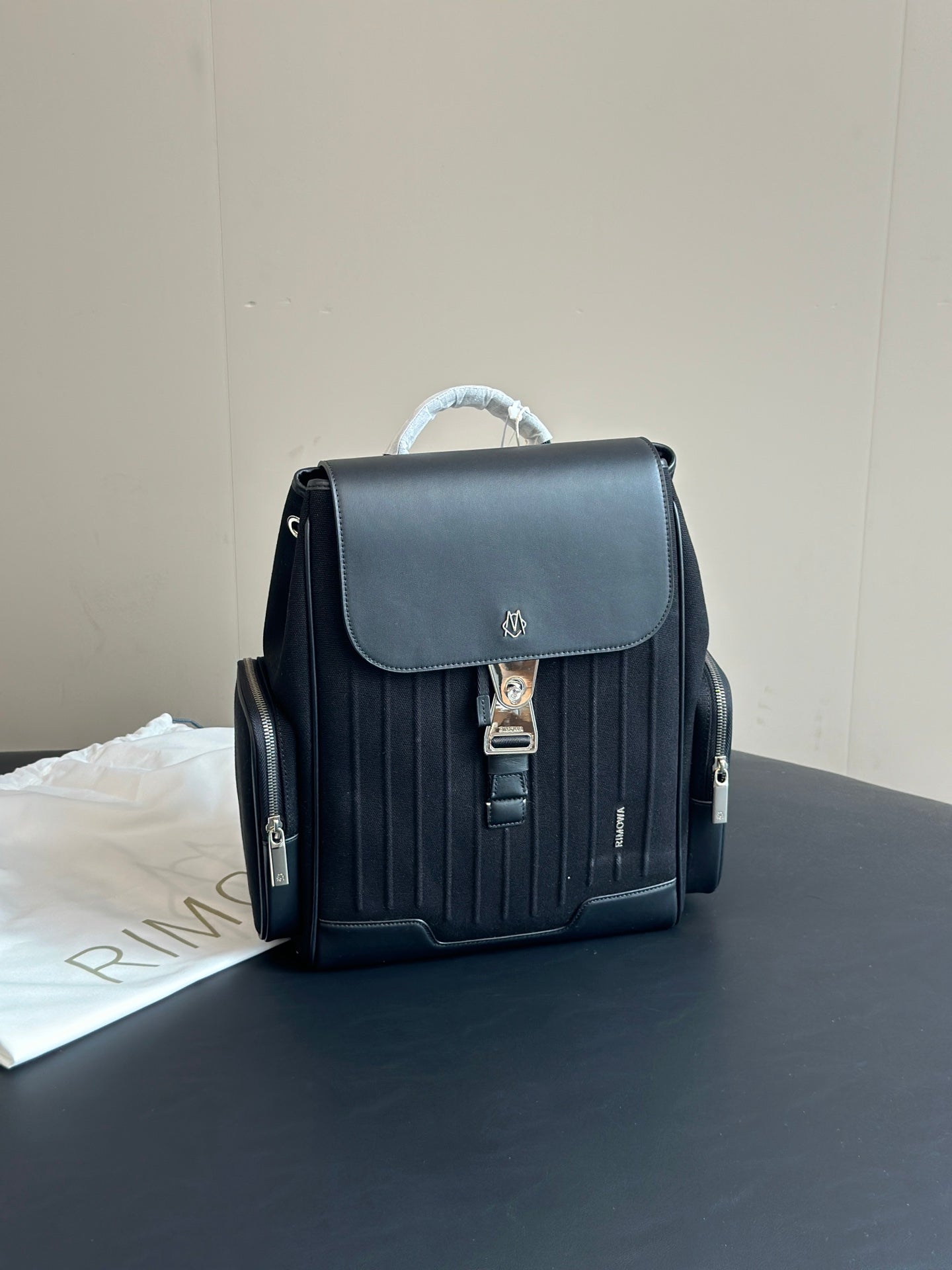 Rimowa 2025 Never Still Flap Backpack Leather Canvas 273816