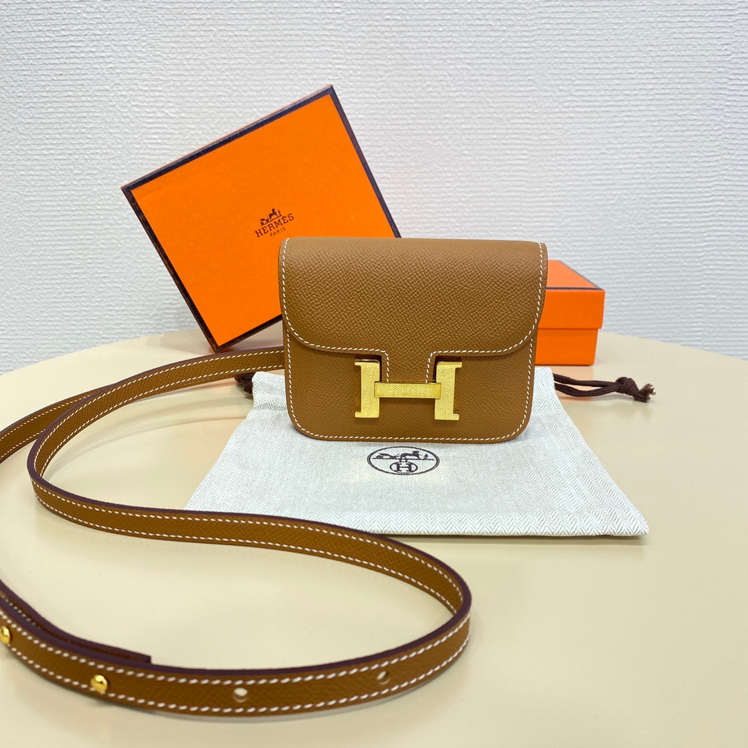 High-end Hermes 2026 Constance Bag 12.5cm Epsom Leather 1