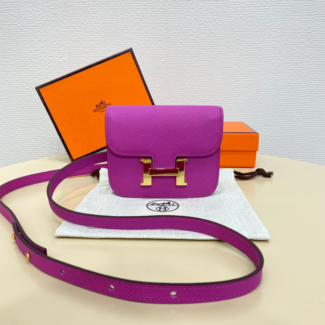 High-end Hermes 2026 Constance Bag 12.5cm Epsom Leather 1