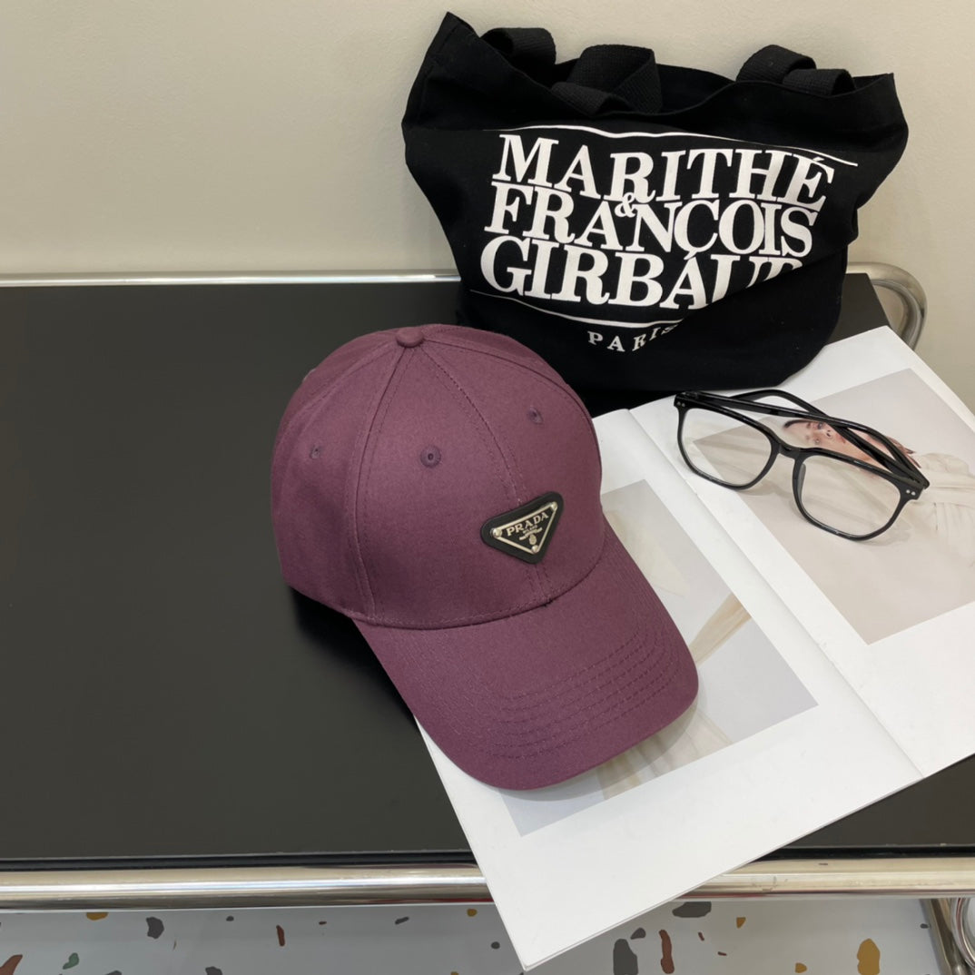 Prada Logo Cotton Hat 211811