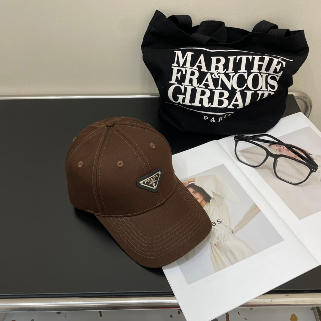 Prada Logo Cotton Hat 211811