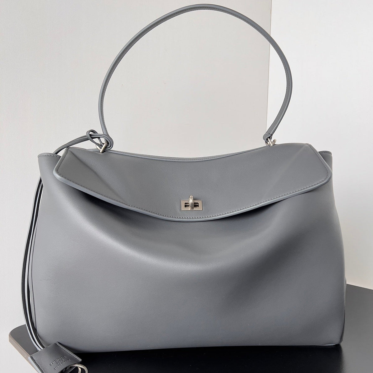 Balenciaga 2026 Rodeo Bag Silver Buckle Suede Leather