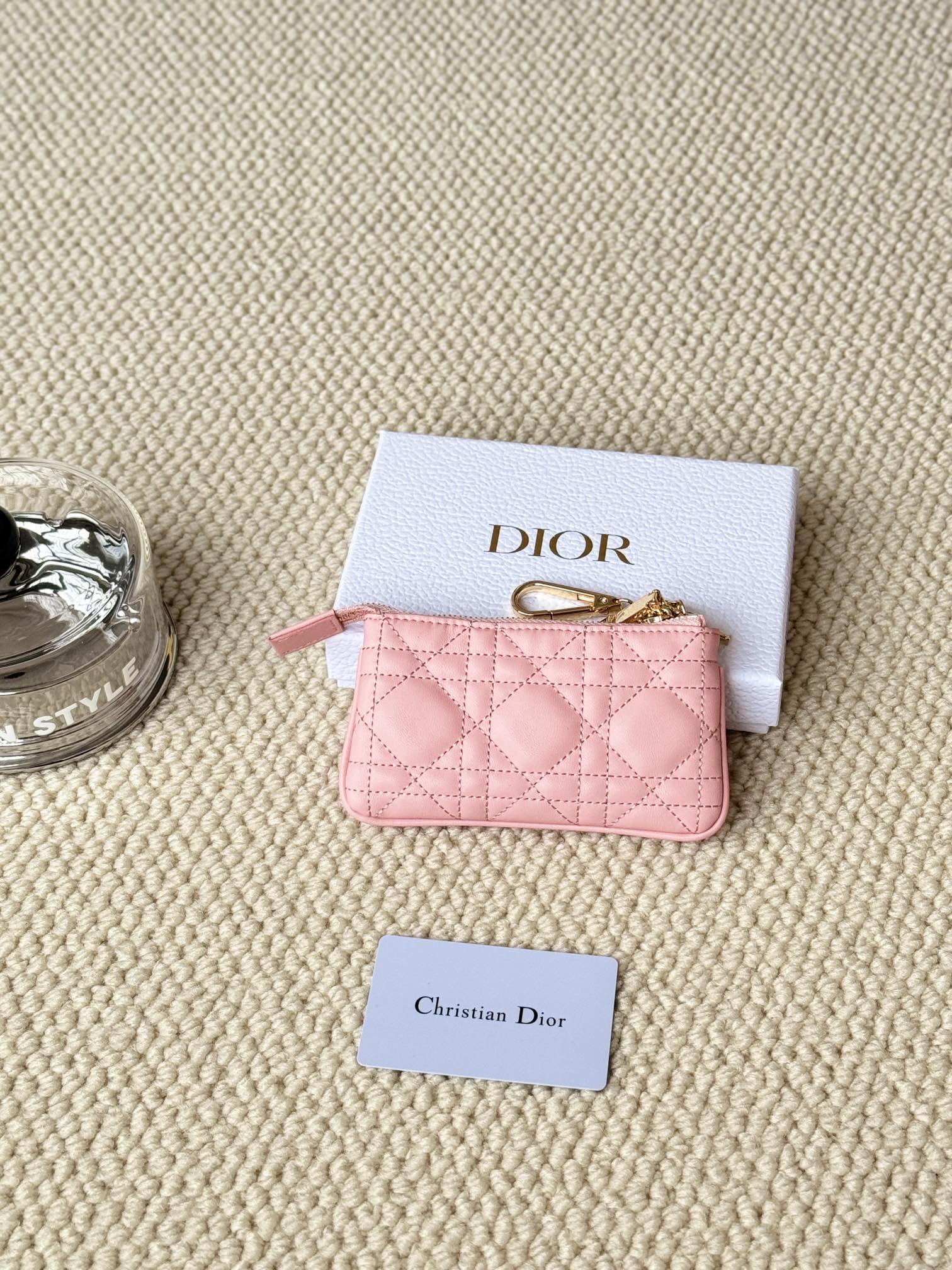 Dior 2026 Key Pouch 14.5cm Lambskin