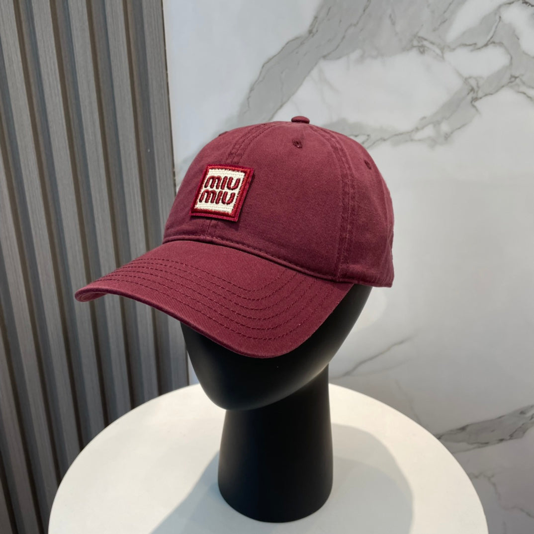 Miumiu Baseball Cap Multicolor Cotton 250071