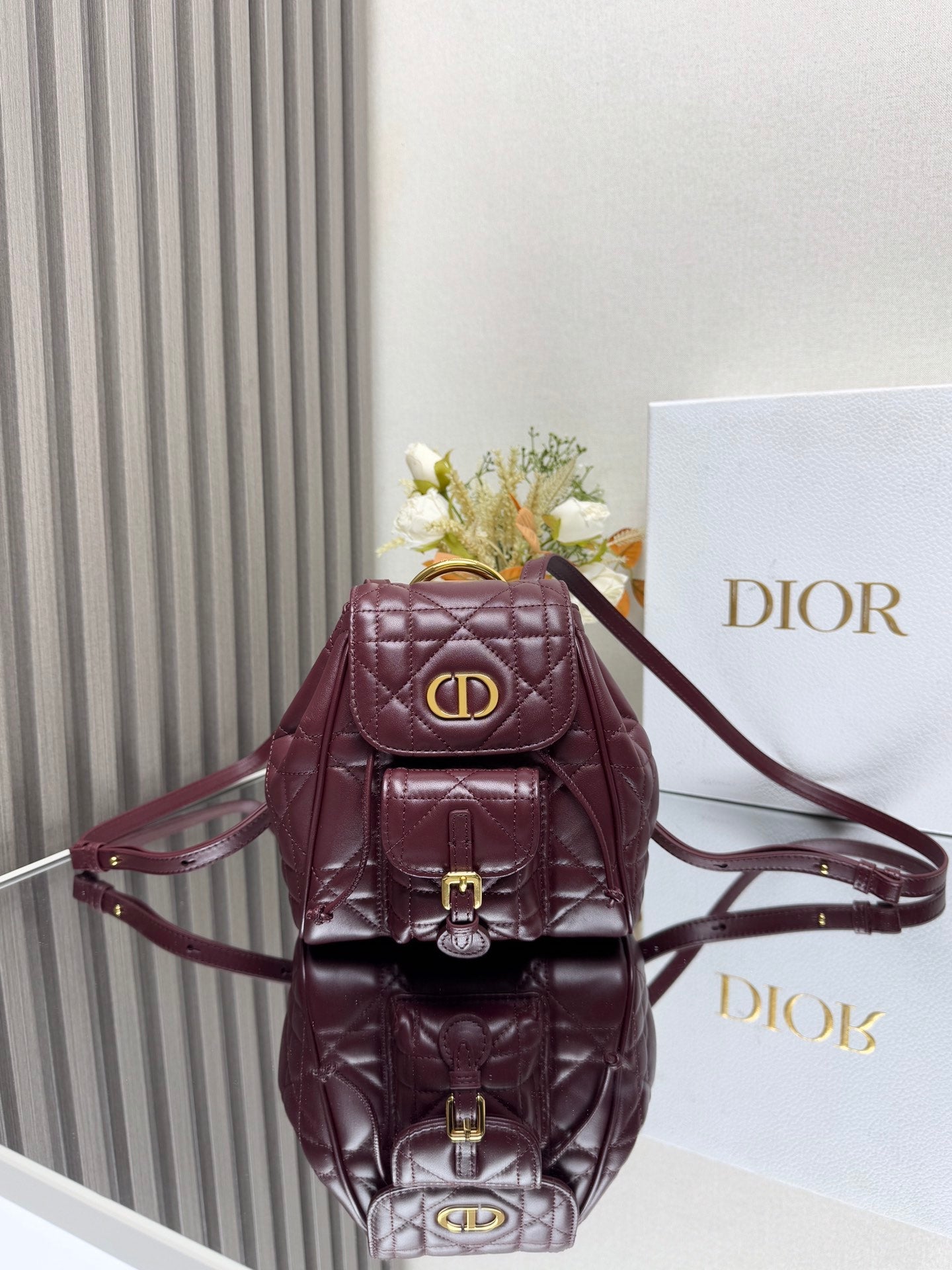 Dior 2026 Caro Backpack Lambskin