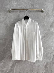 Celine Paris gauze shirt White Cotton Linen