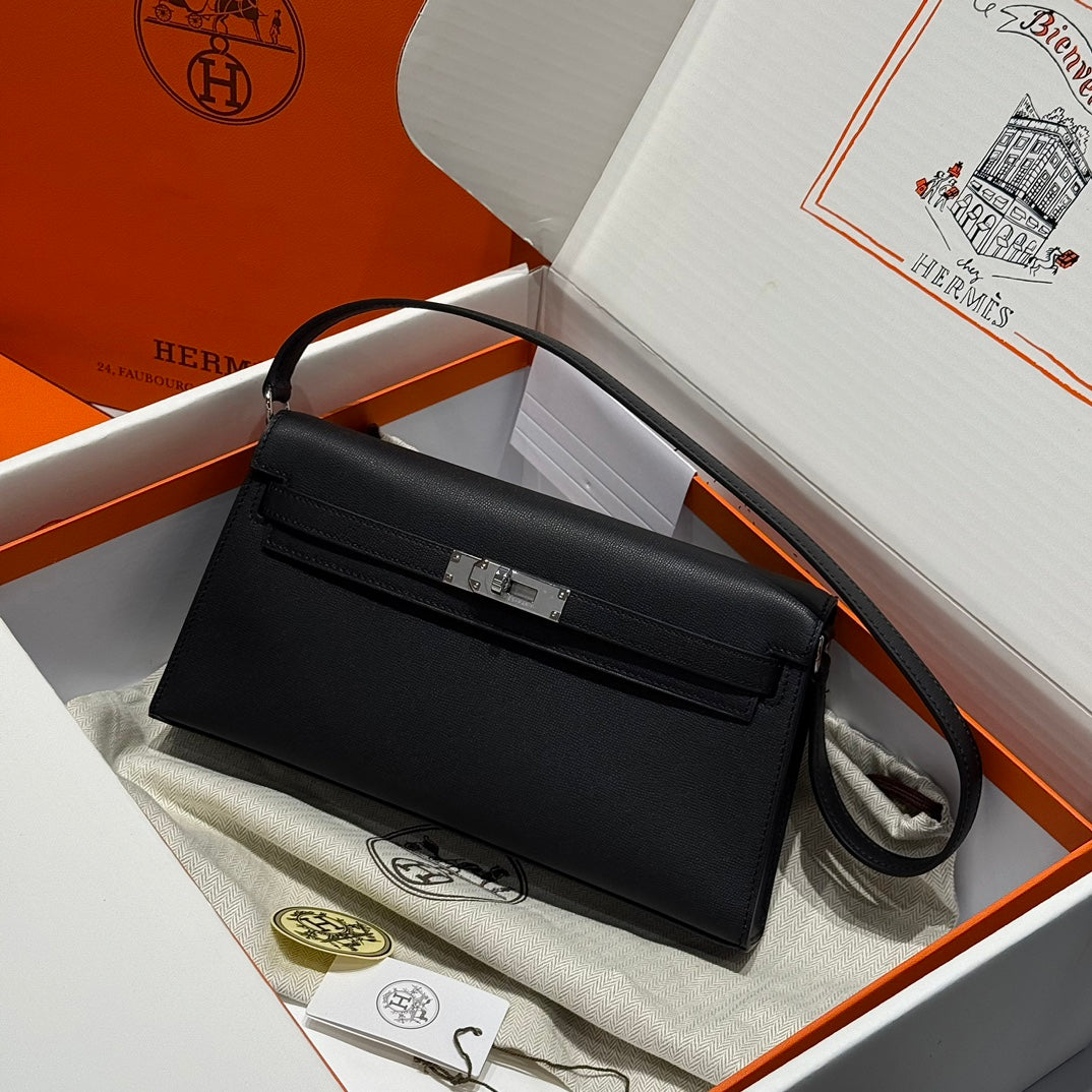 High-end Hermes 2026 Kelly Elan 27cm Calfskin