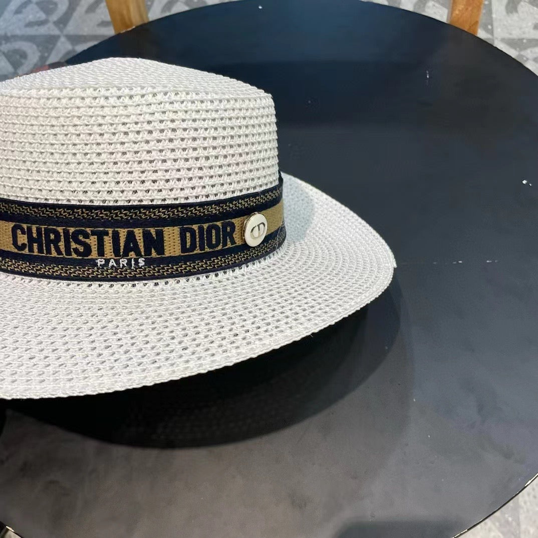 Dior Logo Straw Hat 219084