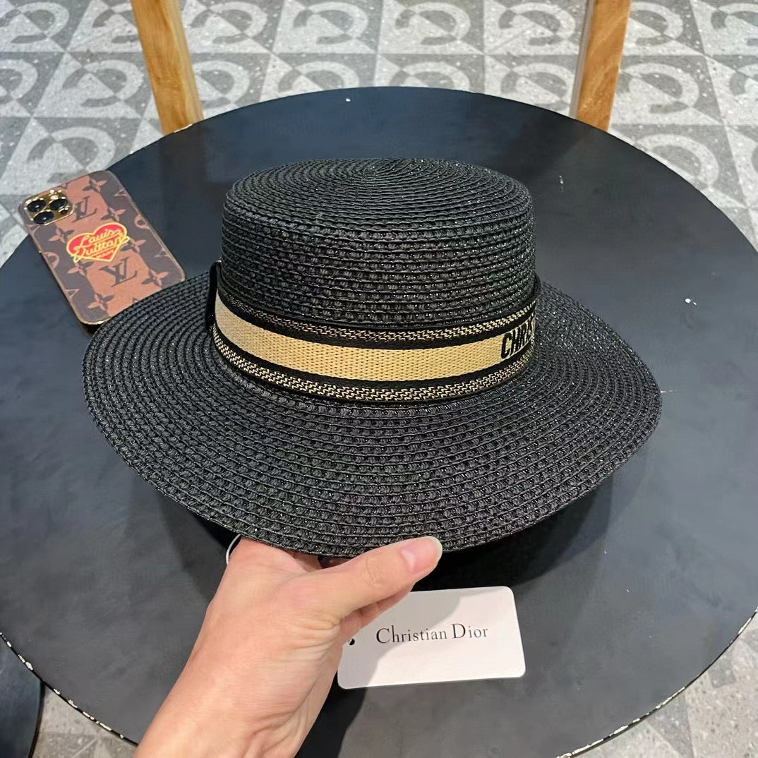 Dior Logo Straw Hat 219084