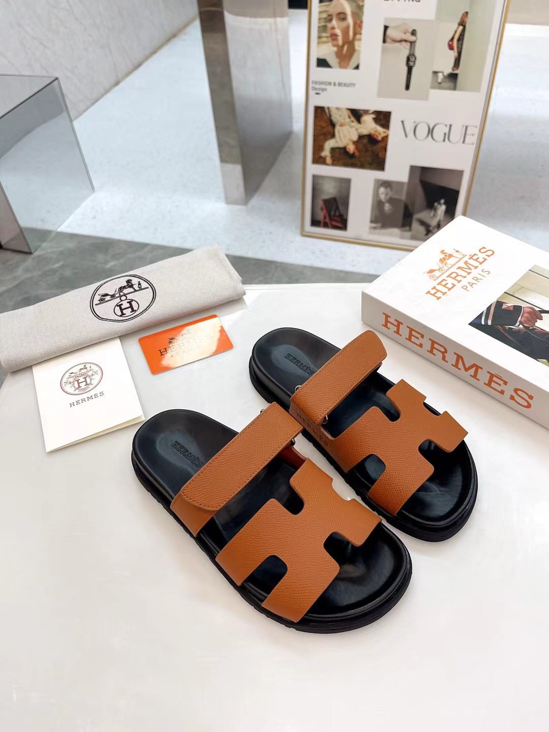 Hermes 2026 Chypre Sandal Epsom Leather 779911