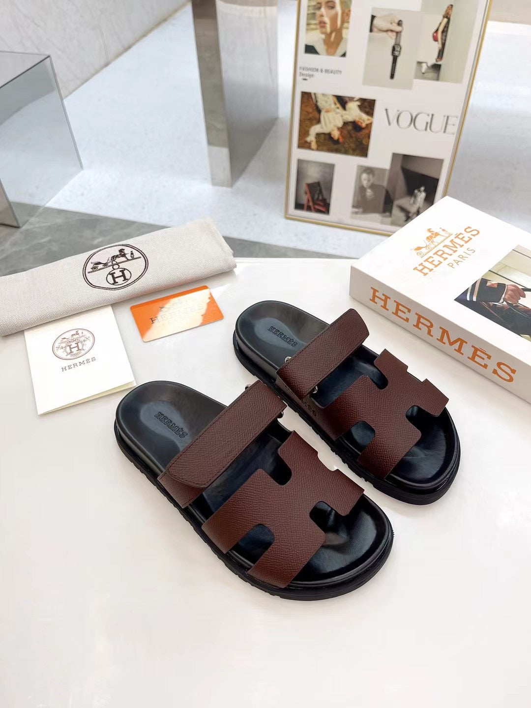 Hermes 2026 Chypre Sandal Epsom Leather 779911