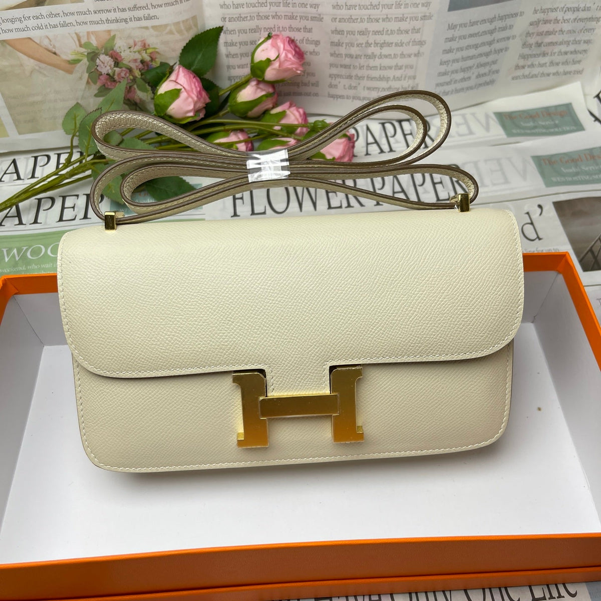 High-end Hermes 2026 Constance Elan 24cm Bag Epsom Leather 2